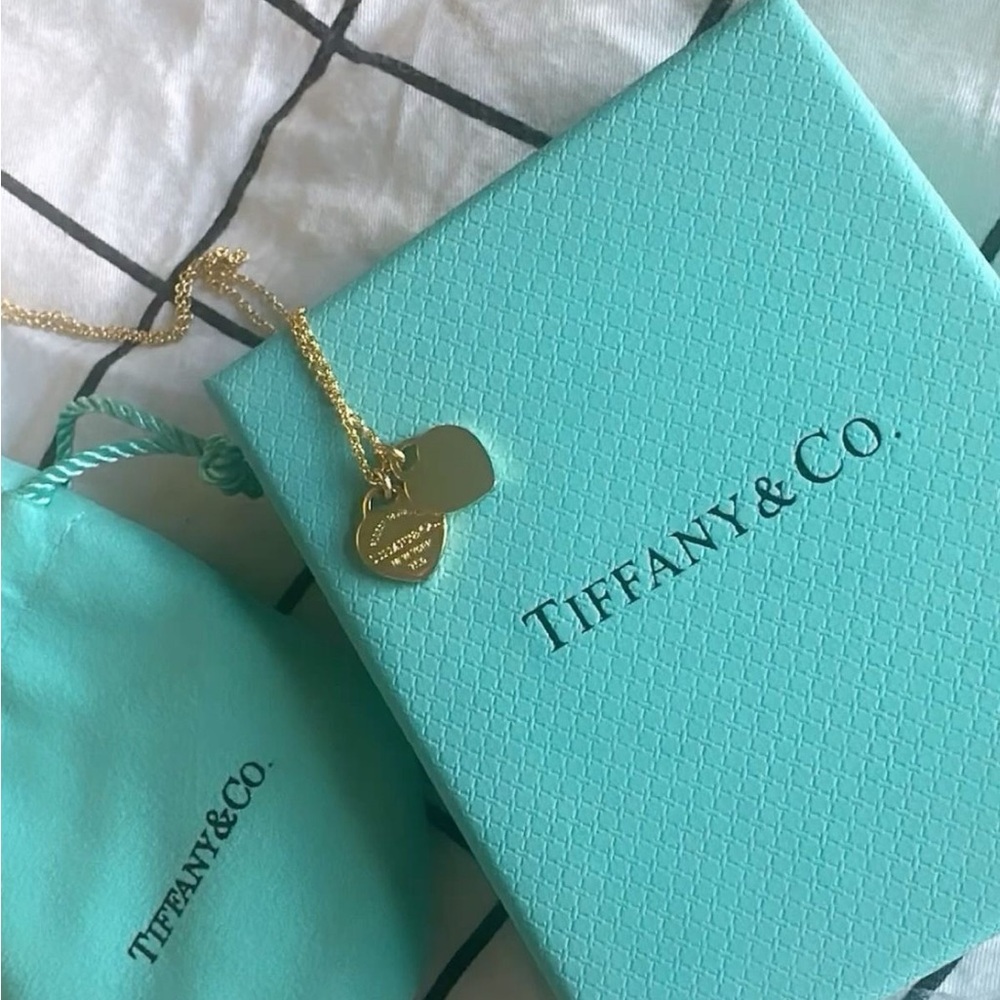 Tiffany & Co. Gold Double Heart Pendant